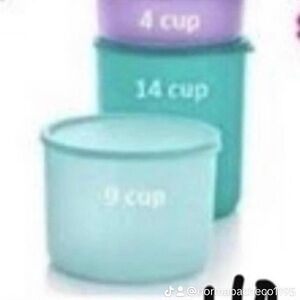 Tupperware Purple and Teal Food Storage Set